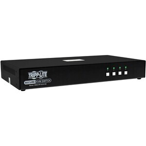 Tripp Lite series Secure B002-DP1AC4-N4 KVM Switchbox - TAA Compliant - 4 Computer(s) - 1 Local User(s) - 3840 x 2160 - 50