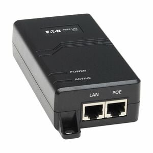 Tripp Lite series NPOE-30W-1G-INT PoE+ Injector - 120 V AC, 230 V AC Input - 53 V DC Output - RJ-45 Input Port(s) - RJ-45 