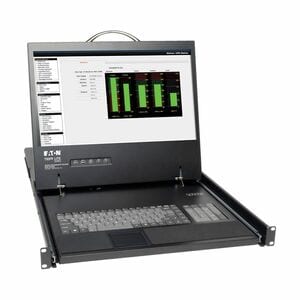 Tripp Lite series NetCommander B070-016-19 LCD Rack Console - Black - TAA Compliant - 16 Computer(s) - 48.3 cm (19") LCD -