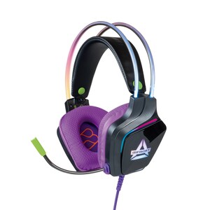 FR-TEC BIFROST FT2022 Wired Over-the-head Stereo Gaming Headset - Purple - Binaural - Ear-cup - Mini-phone (3.5mm)