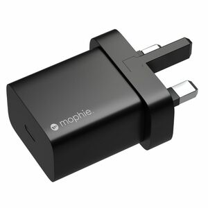 Mophie 20 W AC Adapter - Universal Adapter - For USB Type C Device, Smartphone, Tablet PC - Black