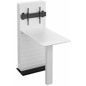 HAGOR CON-Line Konferenztisch - Weiß Top - Schwarz Basis - 1812 mm Höhe x 800 mm Breite x 1380 mm Tiefe - Konferenz, Bespr