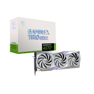 GeForce RTX 4070 Ti GAMING X TRIO WHITE 12G
