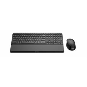 Philips SPT6607B Teclado e mouse - Membrana Sem fios Bluetooth 5.0 2.40 GHz Teclado - 110 Chave - Sem fios Bluetooth Rato 