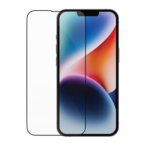 dbramante1928 ApS eco-shield 9H Plastic Screen Protector for iPhone 13 Pro, iPhone 13, iPhone 14 - Black Edge - 60 / Carto