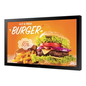 Samsung OH24B 609.60 mm LCD Digital Signage Display - 24 Hours/7 Days Operation - In-plane Switching (IPS) Technology - 19