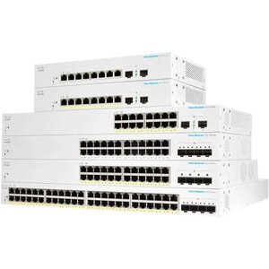 Cisco Business 220 CBS220-8FP-E-2G 8 端口 可管理 以太网交换机 - Gigabit Ethernet - 10/100/1000Base-T, 1000Base-X - 2 层支持 - 模块化 - 2 SF