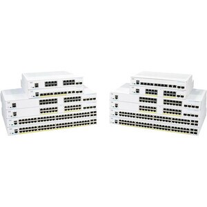 Cisco Business 350 CBS350-48FP-4G 48 端口 可管理 以太网交换机 - Gigabit Ethernet - 10/100/1000Base-T, 1000Base-X - 3 层支持 - 模块化 - 4 SF