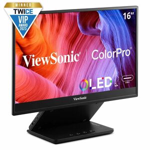 ViewSonic Professional VP16-OLED 16" Class Full HD OLED Monitor - 16:9 - Glossy - 39.6 cm (15.6") Viewable - OLED - 1920 x