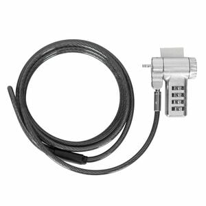 Targus DEFCON ASP96GLX-S Cable Lock For Docking Station, Monitor, Notebook, Computer, Telephone - 1.98 m Cable - Resettabl