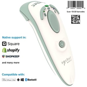 Socket Mobile DuraScan D745 Healthcare Handheld Barcode Scanner - Wireless Connectivity - 495.30 mm Scan Distance - Imager