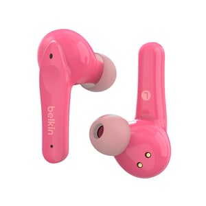 Belkin SOUNDFORM Nano True Wireless Earbud Stereo Earset - Pink - Binaural - In-ear - 1000 cm - Bluetooth