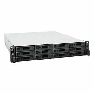 Synology RackStation RS2423+ 12 x Total Bays SAN/NAS Storage System - AMD Ryzen V1780B Quad-core (4 Core) 3.35 GHz - 8 GB 