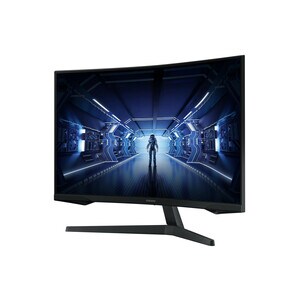 Samsung Odyssey G5 C27G55TQBU 27" Class WQHD Curved Screen Gaming LCD Monitor - 16:9 - Black - 68.6 cm (27") Viewable - Ve