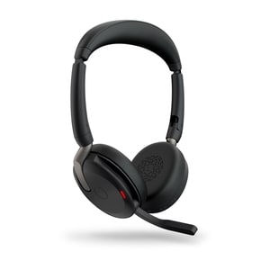 Jabra Evolve2 65 Flex Wireless On-ear Stereo Headset - Binaural - Supra-aural - 3000 cm - Bluetooth - 20 Hz to 20 kHz - ME