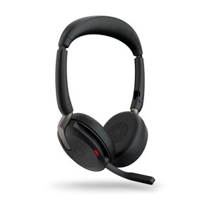 Jabra Evolve2 65 Flex Kabellos Auf den Ohren Stereo Headset - Binaural - Ohraufliegend - 20 Hz bis 20 kHz Frequenzgang - 3