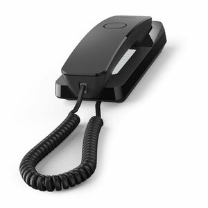 Gigaset 200 Standard-Telefon - Desktop, Wandmontierbar - Schwarz - Hörhilfen-kompatibel
