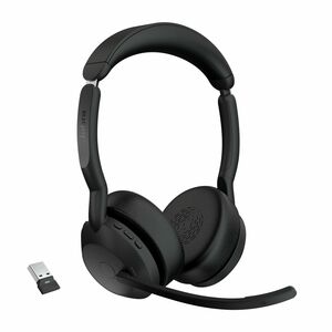 Jabra Evolve2 55 Kabellos Auf den Ohren Stereo Headset - Binaural - Ohraufliegend - 20 Hz bis 20 kHz Frequenzgang - 3000 c