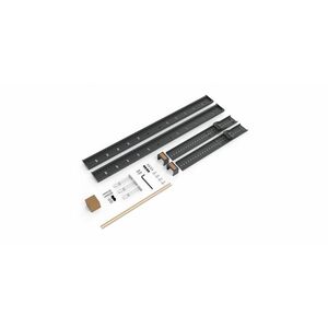 Heckler Design Mounting Rail Kit for Display, Wall Mount - Black Gray - 2 Display(s) Supported - 165.1 cm to 190.5 cm (75"