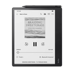 Kobo Elipsa 2E eBook-Lesegerät - 32 GB Flash - 26,2 cm (10,3 Zoll) Display - Touchscreen - 1404 x 1872 - Wireless LAN - Bl
