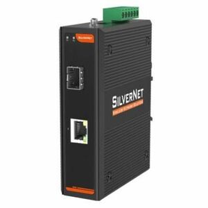 SilverNet SIL 73101P Transceiver/Media Converter - 2 Port(s)Network (RJ-45) - Twisted Pair, Optical Fiber - Multi-mode, Si