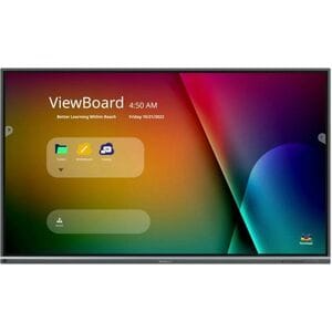 ViewSonic ViewBoard IFP8650-5F 4K UHD LCD Collaboration Display - ARM Cortex A73 + A53 - 8 GB - Ultra Fine Touch (UFT) - T