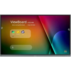 ViewSonic ViewBoard IFP8650-5F 4K UHD LCD Collaboration Display - ARM Cortex A73 + A53 - 8 GB - Ultra Fine Touch (UFT) - T