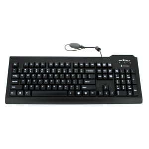 Seal Shield Silver Seal Glow Medical Grade Keyboard - Cable Connectivity - USB Interface - English, French - PC, Mac - Mem