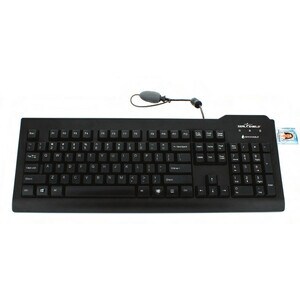 Seal Shield Clean Keyboard With Smart Card Reader - Cable Connectivity - PS/2 Interface - 104 Key(s) - English (US) - PC -