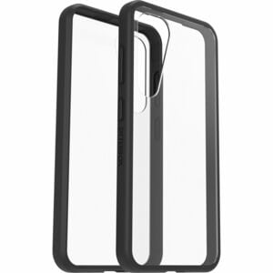 OtterBox React Case for Samsung Galaxy S23 Smartphone - Black Crystal (Clear/Black) - Drop Resistant, Scrape Resistant, Ba
