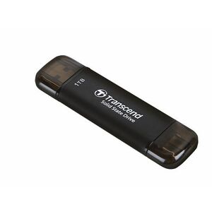 Transcend ESD310C 1 TB Portable Solid State Drive - External - Black - Desktop PC, Notebook, Gaming Console Device Support