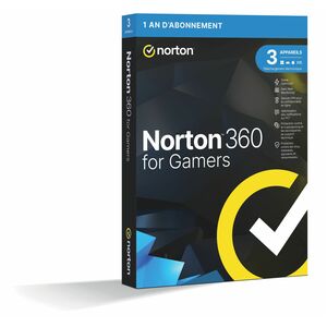 Norton Norton 360 for Gamers - 3 Appareils - Cyberprotection puissante optimisée pour les gamers - Antivirus - Gestion Mot