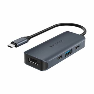 Targus HyperDrive HD4001GL USB 3.2 (Gen 2) Type C Docking Station for Monitor - Charging Capability - Midnight Blue - 1 Di