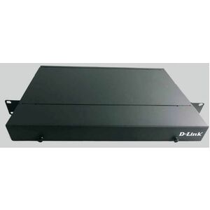 D-Link 12 Port(s) Network Patch Panel - Optical Fiber - Black - 1U High - 19" Wide - Rack-mountable
