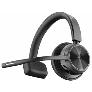 Cuffie Poly Voyager 4300 UC 4310 Con cavo/wireless Over-the-head, On-ear Mono - Nero - Microsoft Teams Certification - Goo