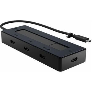 HP C型 USB 扩展插口 用于 移动工作站, 笔记本电脑 - 充电功能 - 便携式 - 4K - 3840 x 2160 - 2 x USB端口 - 2 x USB C 型端口 - C型USB - 有线 - Windows 10, Wind