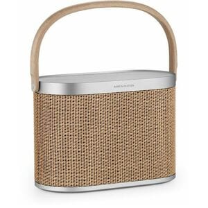 B&O Beosound A5 Portable Bluetooth Speaker System - 70 W RMS - Dark Oak - 32 Hz to 23 kHz - Wireless LAN - Battery Recharg