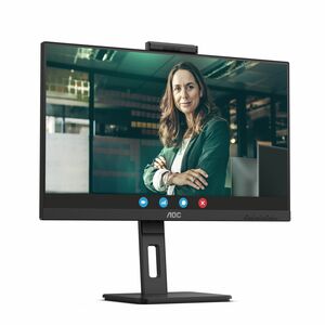 AOC Q27P3QW 27" Aula Webcam WQHD Monitor LED - 16:9 - preto texturizado - 68,6 cm (27") Viewable - Tecnologia IPS (In-plan
