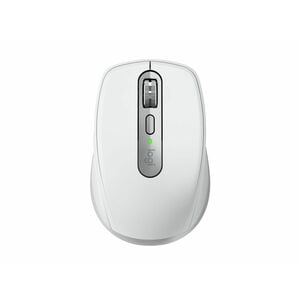 Logitech MX Anywhere 3S 鼠标 - 蓝牙 - USB - 暗视野 - 6 按钮 - 灰 - 无线 - 可充电 - 8000 dpi - 滚轮