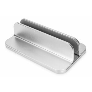 Digitus Notebook Notebook-Halter - Vertikal - 43 mm x 150 mm x 92 mm x - Aluminium - Silber - 10 kg Belastbarkeit - Rutsch