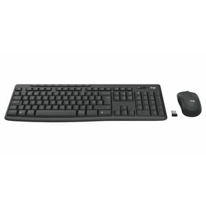 Clavier et souris Logitech MK370 Durci - AZERTY - Français - USB Type A Piston plongeur Sans fil Bluetooth Clavier - 112 T