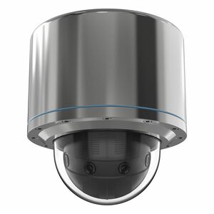 AXIS ExCam XF P3807 8 Megapíxel Externo Câmara de rede - Cor - Dome - Prata - Compatível com TAA - Motion JPEG, H.264B (MP