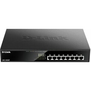 D-Link DGS-1008MP 8 Ports Ethernet Switch - Gigabit Ethernet - 10/100/1000Base-T - 2 Layer Supported - 140 W Power Consump