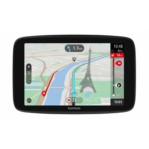 TomTom GO Automobile Portable GPS Navigator - Portable, Mountable - 15.2 cm (6") - Touchscreen - Microphone, Speaker - Blu