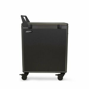 Dicota Charging Cart - 60 kg Load Capacity - 4 Casters - Aluminium, Polypropylene - For 14 Devices - 16" (40.64 cm) Screen