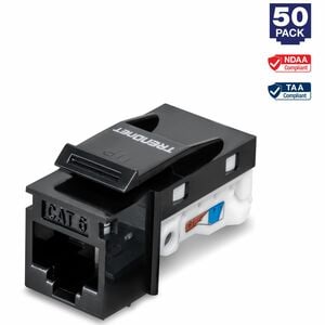 50PK OF CAT6 JACKSCAT6 KEYSTONE JACK