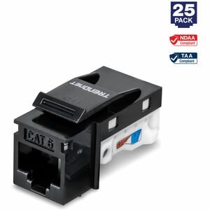 25PK OF CAT6 JACKSCAT6 KEYSTONE JACK
