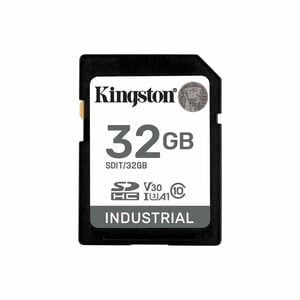 Carte SDHC Kingston Industrial - 32 Go - Classe 10/UHS-I (U3) - V30 - 100 Mo/s en Lecture
