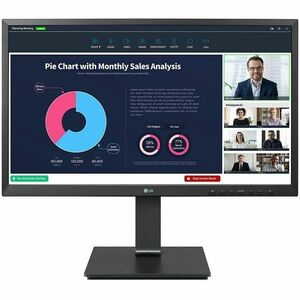 Monitor LED LG Professional 24BP75CP-B 609,6 mm (24,0") Class Webcam Full HD - 16:9 - 60,5 cm (23,8") Viewable - Tecnologi