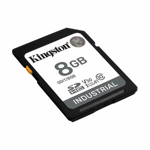 Kingston Industrial 8 GB Class 10/UHS-I (U3) V30 SDHC - 100 MB/s Read
